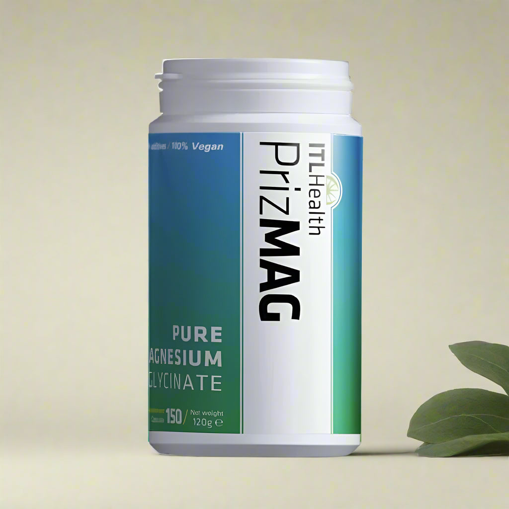 PrizMAG Pure Magnesium Bisglycinate 150 Capsules Front Bottle