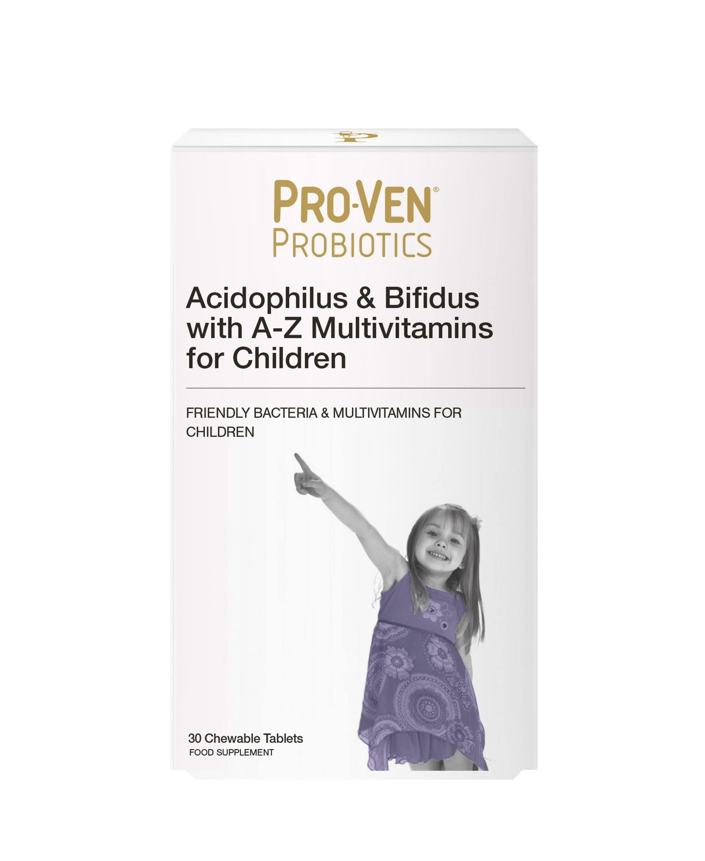 ProVen Probiotics A-Z Multivitamins Child 30 Tablets Front Packaging