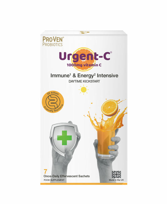 ProVen Probiotics Immune & Energy Intensive Daytime 7 Sachets front packaging.