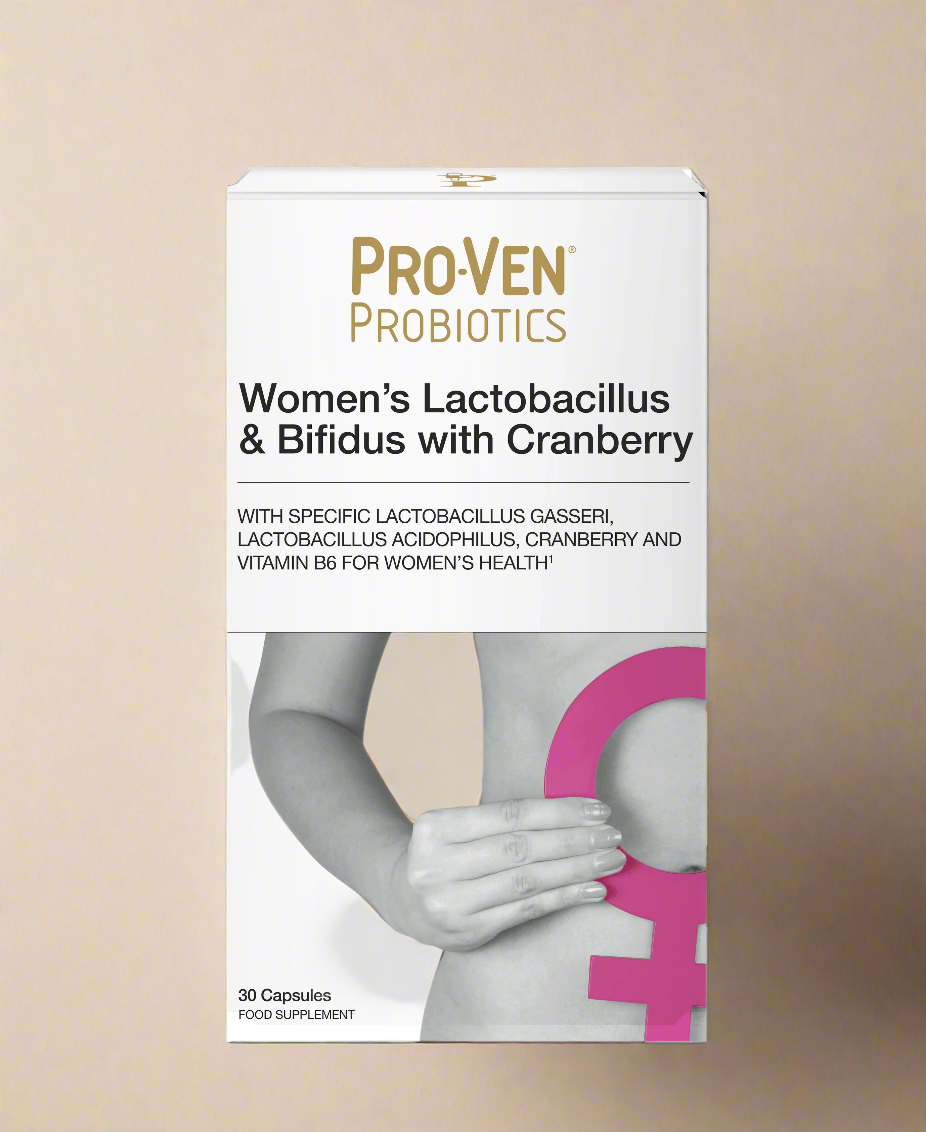ProVen Probiotics Women’s Acidophilus + Cranberry 30 Capsules Front Label