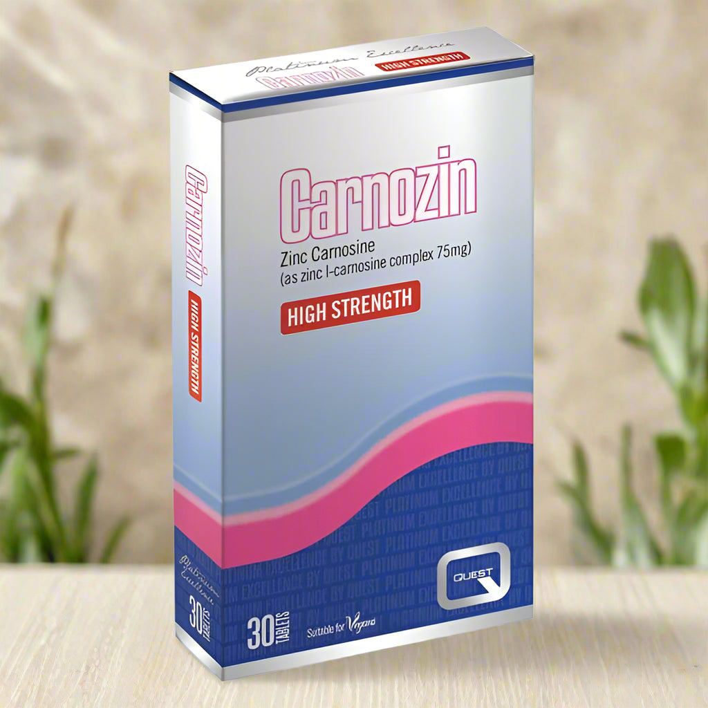 Quest Carnozin 30 Tablets Front Label