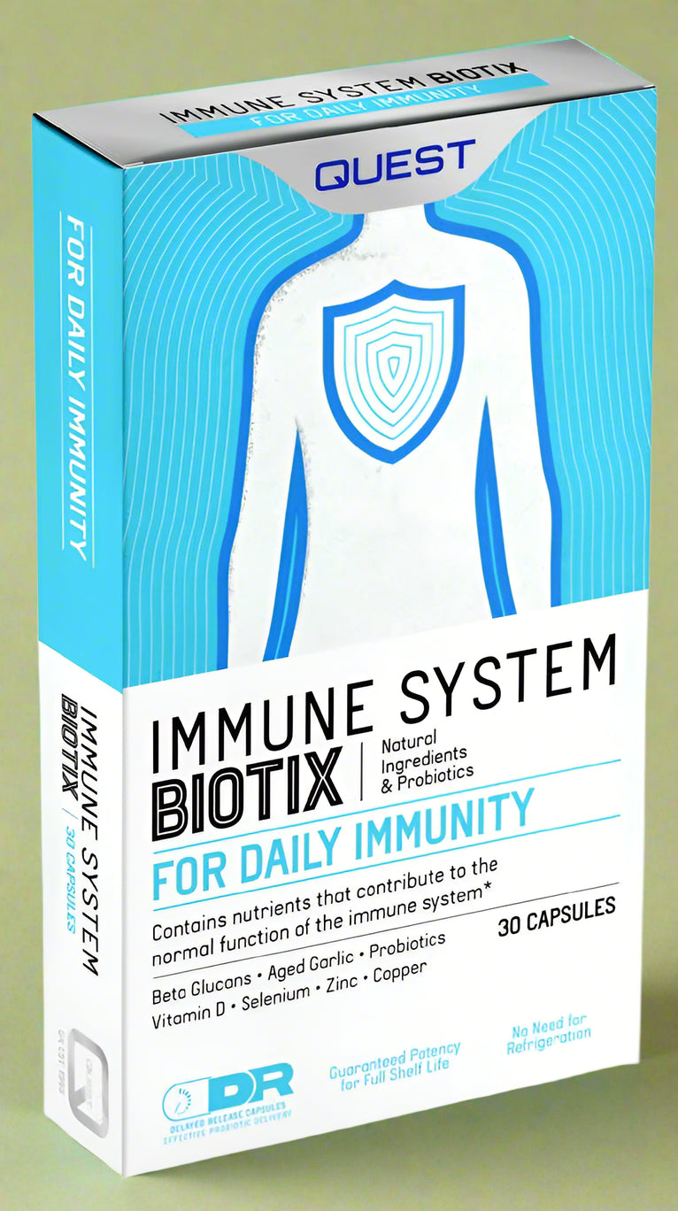 Quest Immunebiotix – 30 Tablets Front Bottle