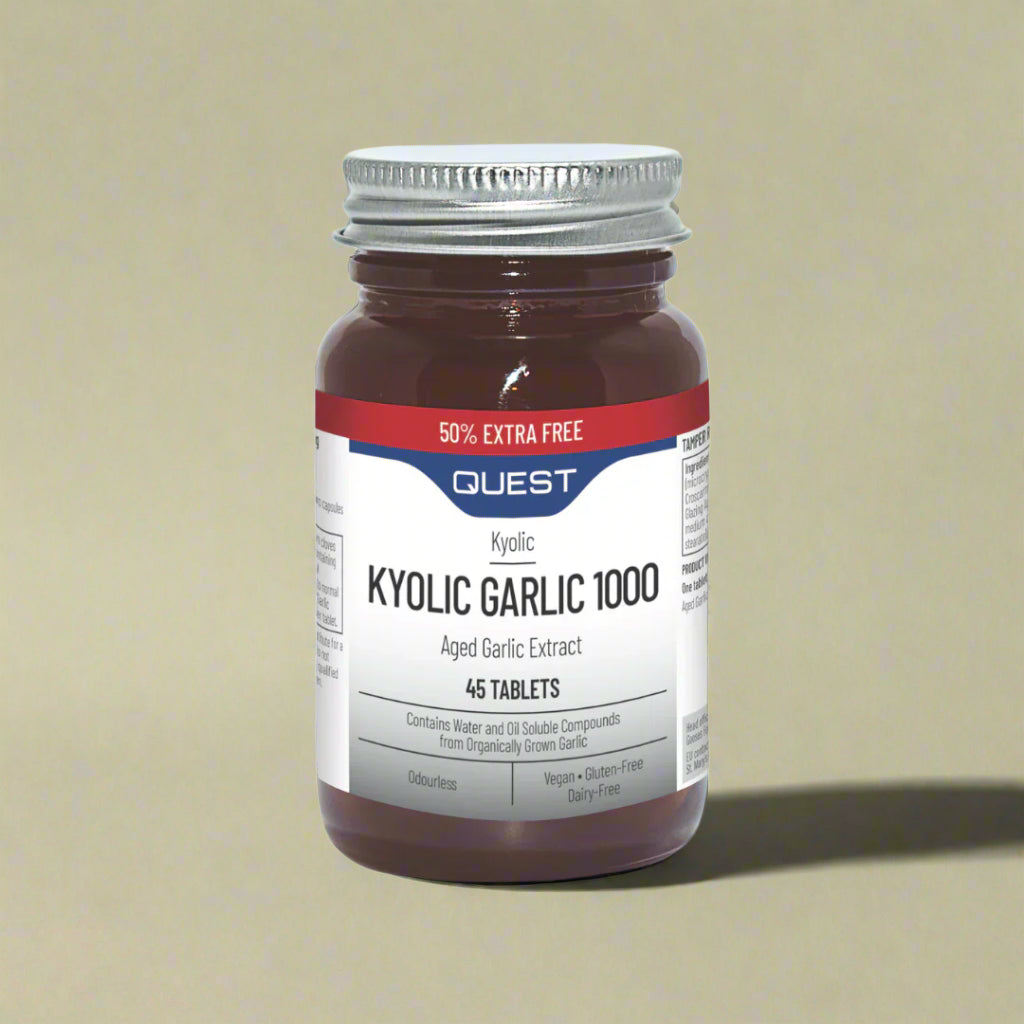 Quest Kyolic Garlic 1000mg – 45 Tablets Front Label