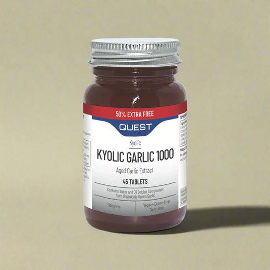 Quest Kyolic Garlic 1000mg – 45 Tablets Front Label