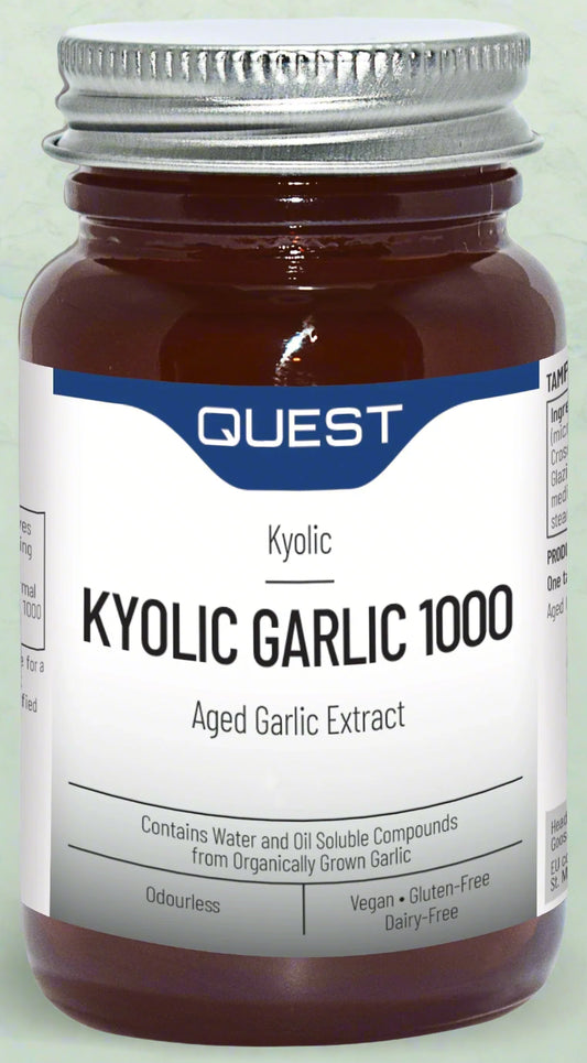 Quest Kyolic Garlic 1000mg – 60 Tablets Front Label