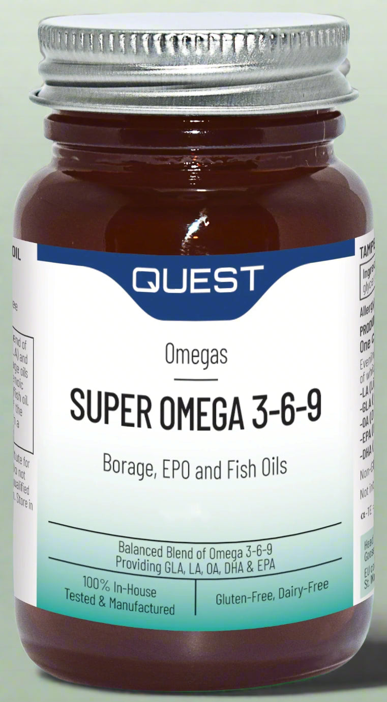 Quest Omega 3-6-9 – Front Bottle Image
