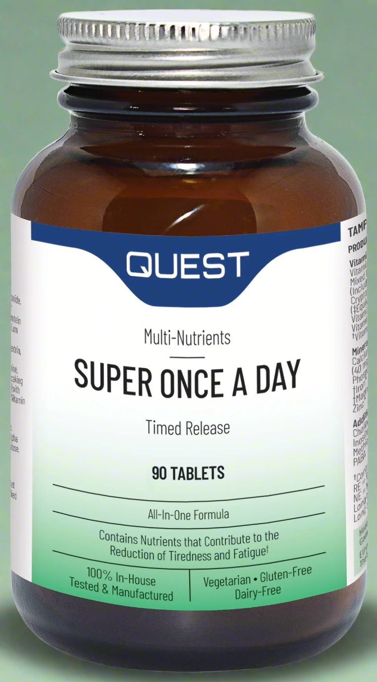 Quest Super Once A Day – 90 Tablets Front Label