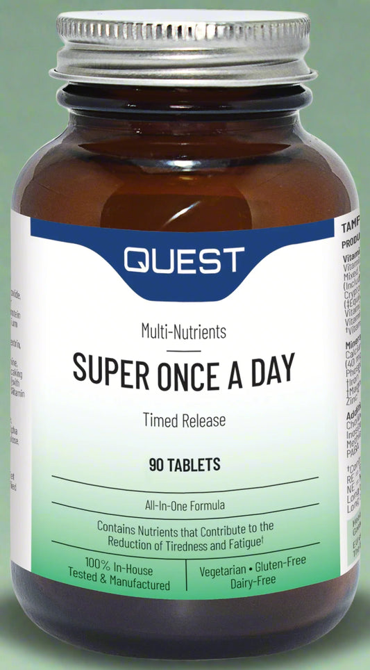 Quest Super Once A Day – 90 Tablets Front Label