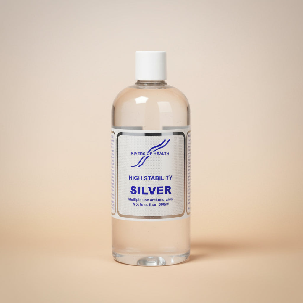 Rivers of Health Colloidal Silver Spray 500ml Bottle