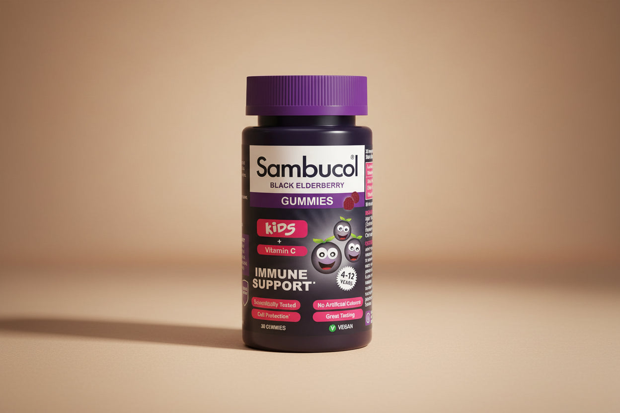 Sambucol Elderberry Gummies for Kids 30 Gummies Bottle