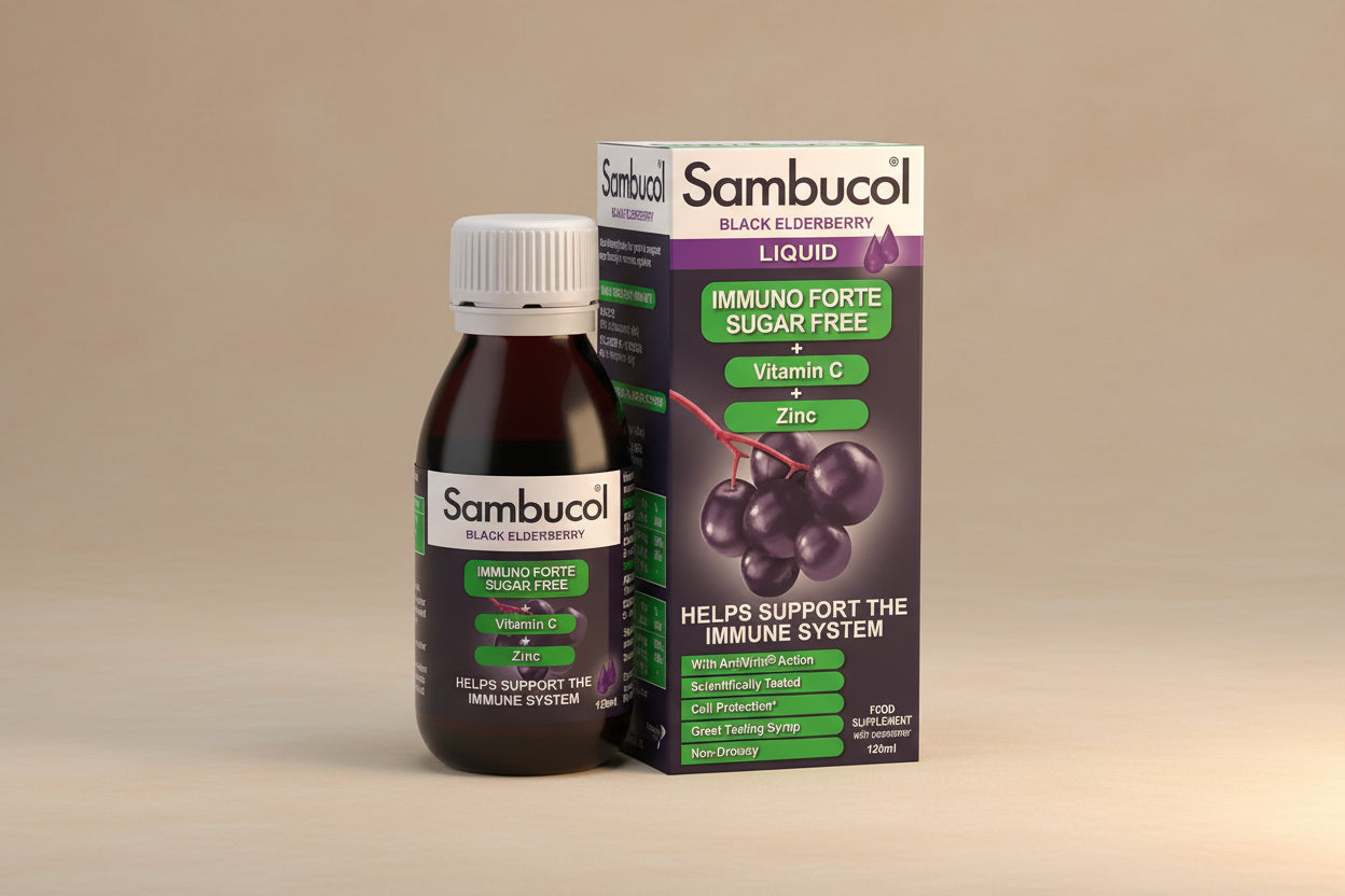 Sambucol Immuno Forte Sugar Free 120ml Bottle
