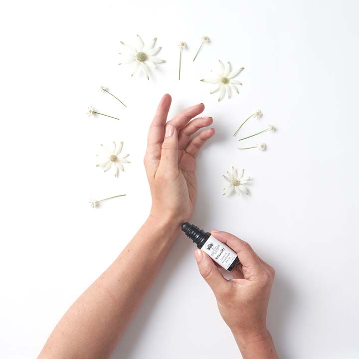 Australian Bush Flower sensuality essence roll on roll-on applied to wrist