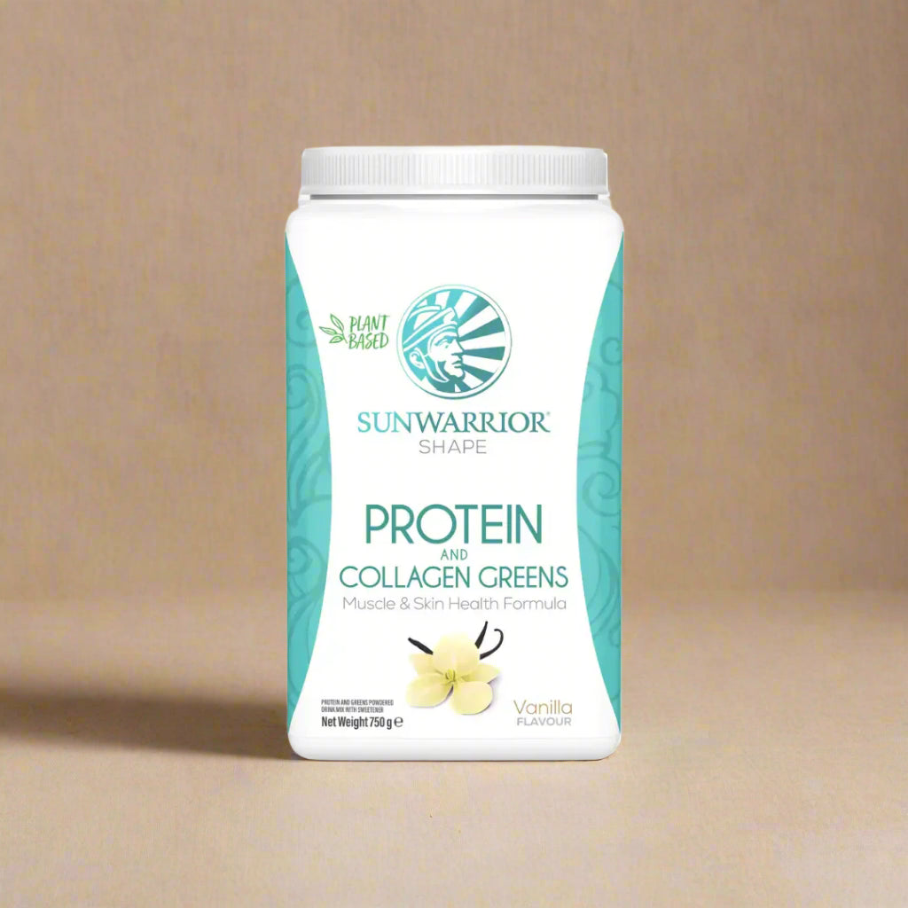 Sunwarrior Protein & Collagen Greens Vanilla 750g – Vegan Protein Powder