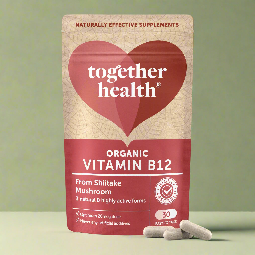 Together Health Mushroom B12 30 Capsules Front Label