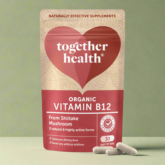 Together Health Mushroom B12 30 Capsules Front Label