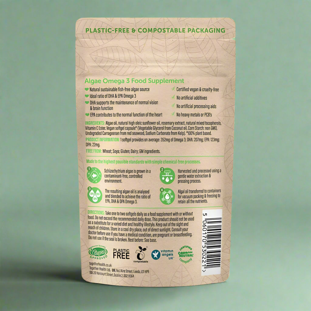Supplement Facts and Ingredients for OceanPure Omega 3 – 30 Capsules