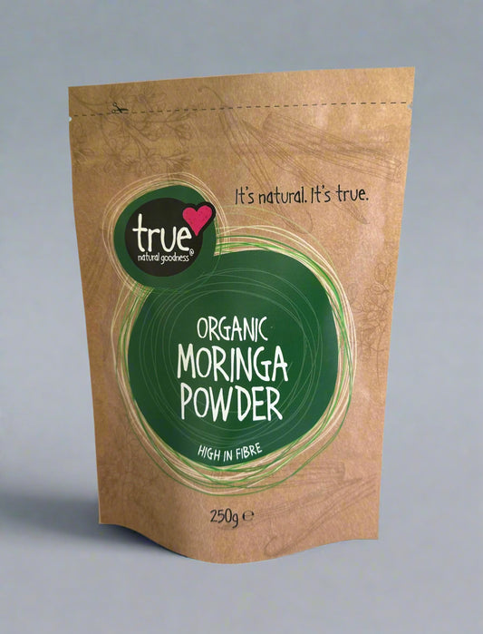 True Natural Goodness Organic Moringa Powder 250g Front Packaging