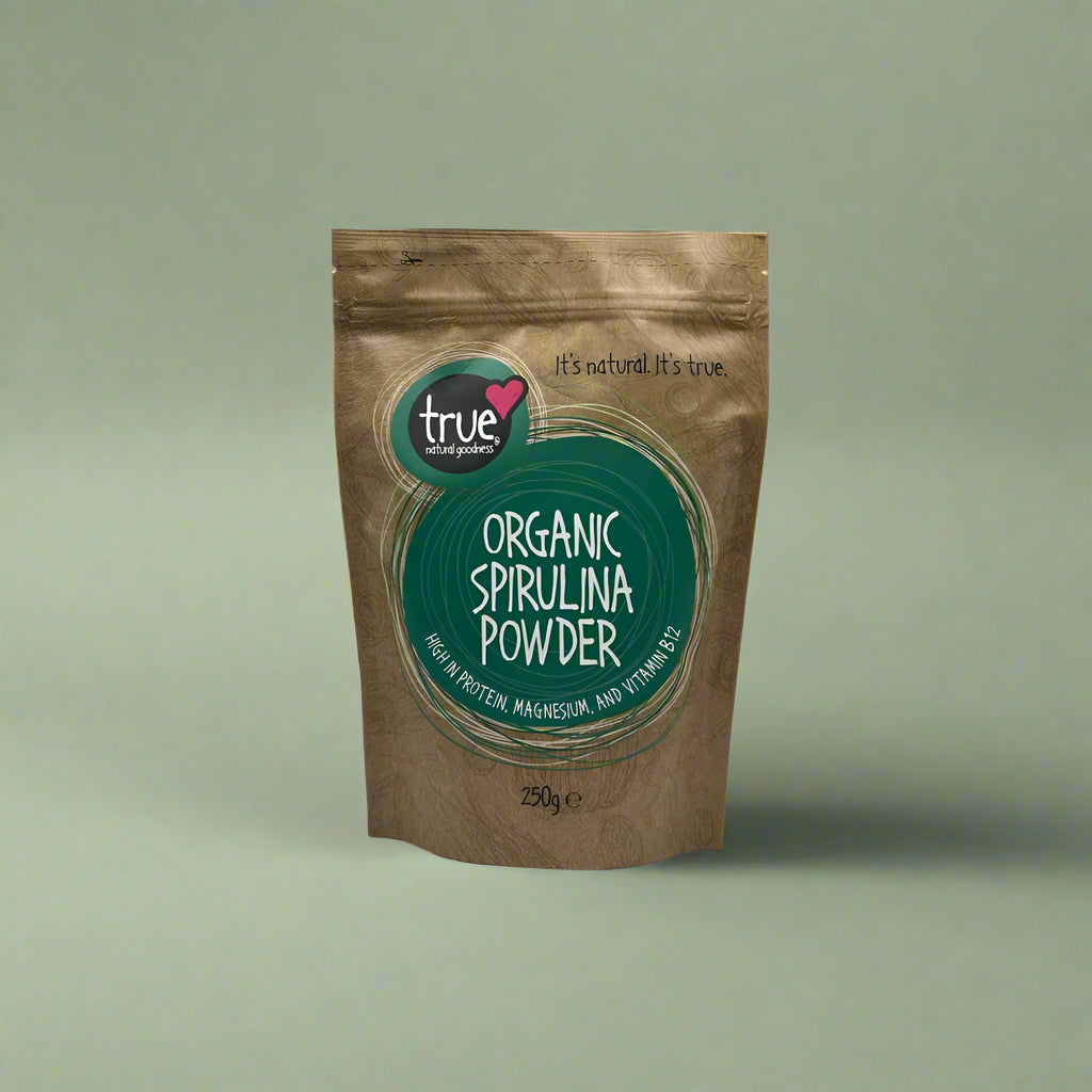 True Natural Goodness Organic Spirulina Powder 250g Front Label