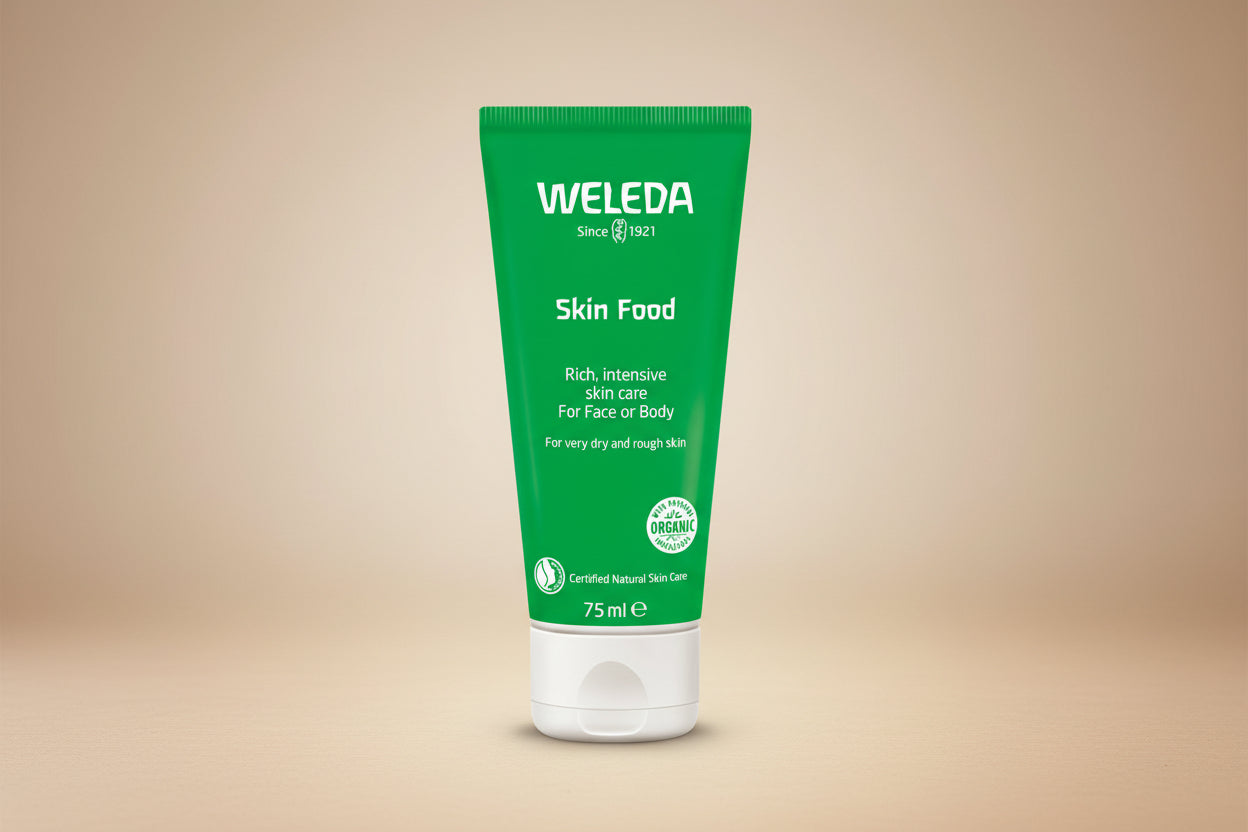 Weleda Skin Food for Dry Skin 75ml front tube packaging.