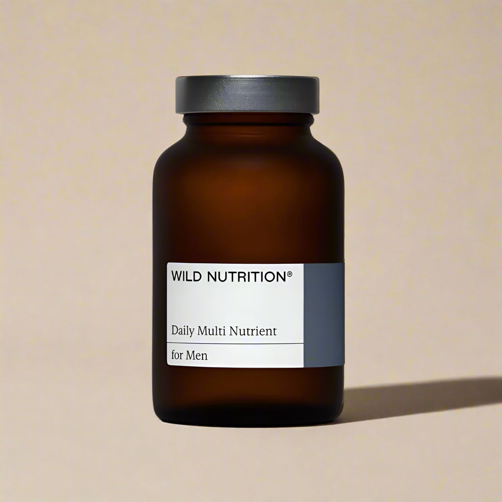 Wild Nutrition Daily Multi Nutrient for Men Front Label 60 Capsules
