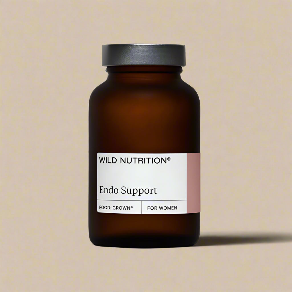 Wild Nutrition Endo Support 90 Capsules Front Label