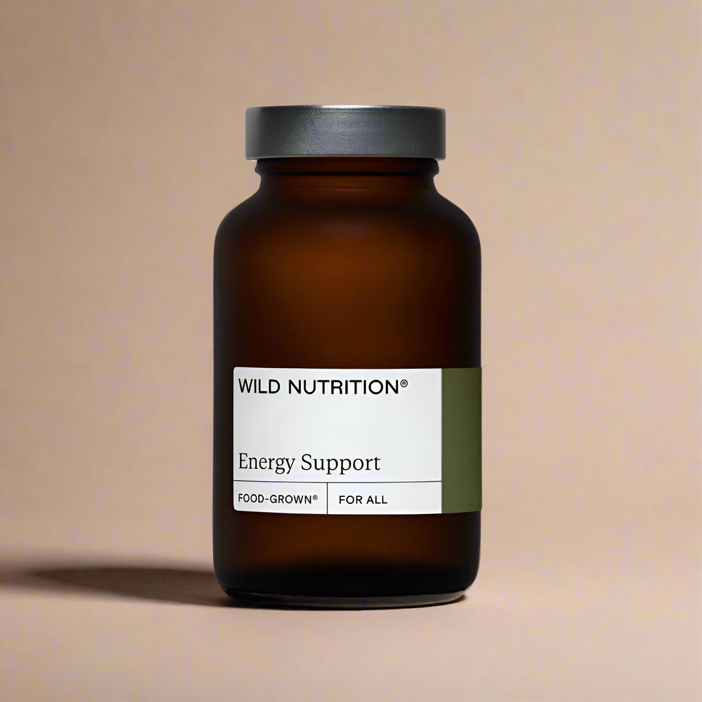 Wild Nutrition Energy Support 60 Capsules Front Bottle Image