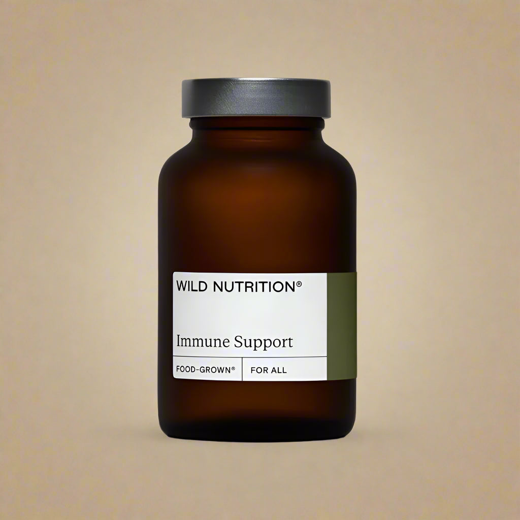 Wild Nutrition Immune Support Front Label – 60 Capsules