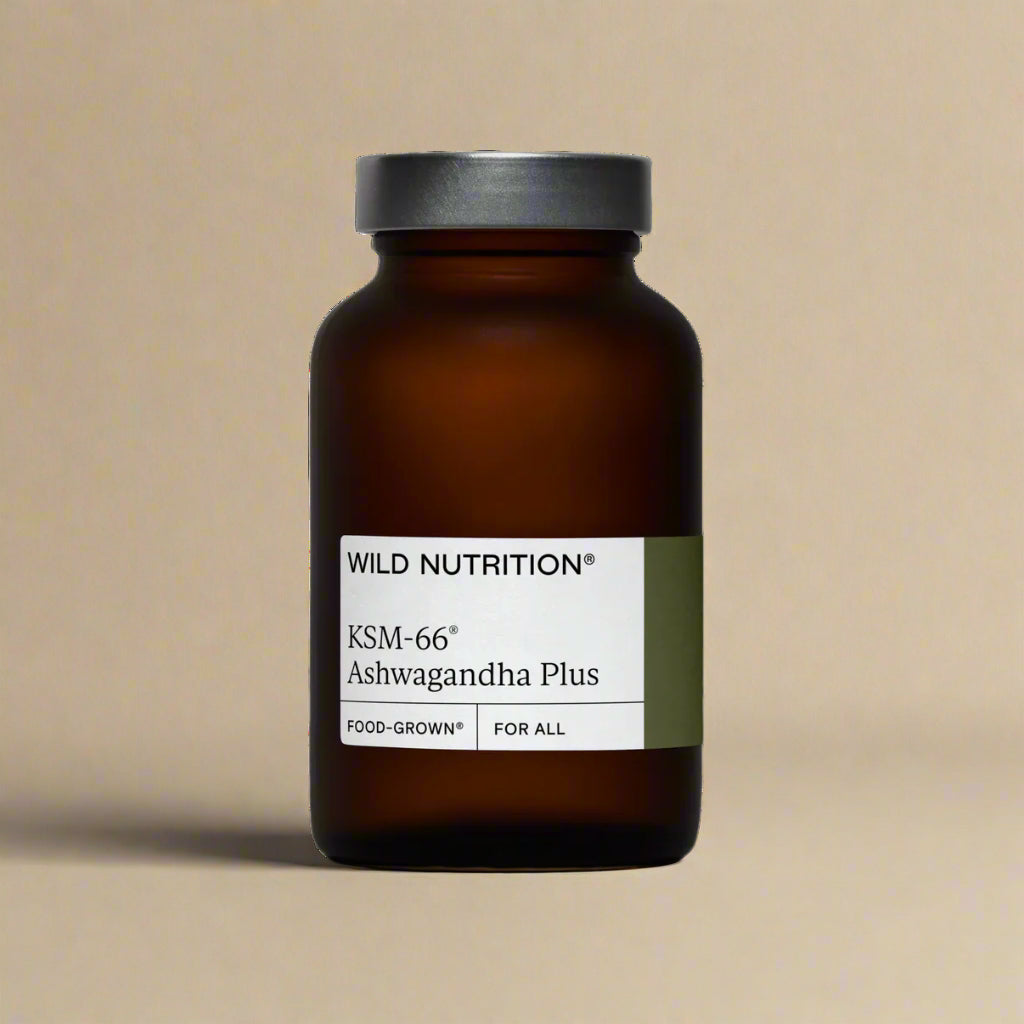 Wild Nutrition KSM-66 Ashwagandha Plus 600mg Front View
