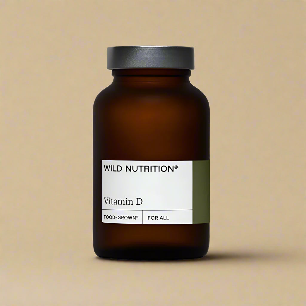 Wild Nutrition Vitamin D 30 Capsules Front View