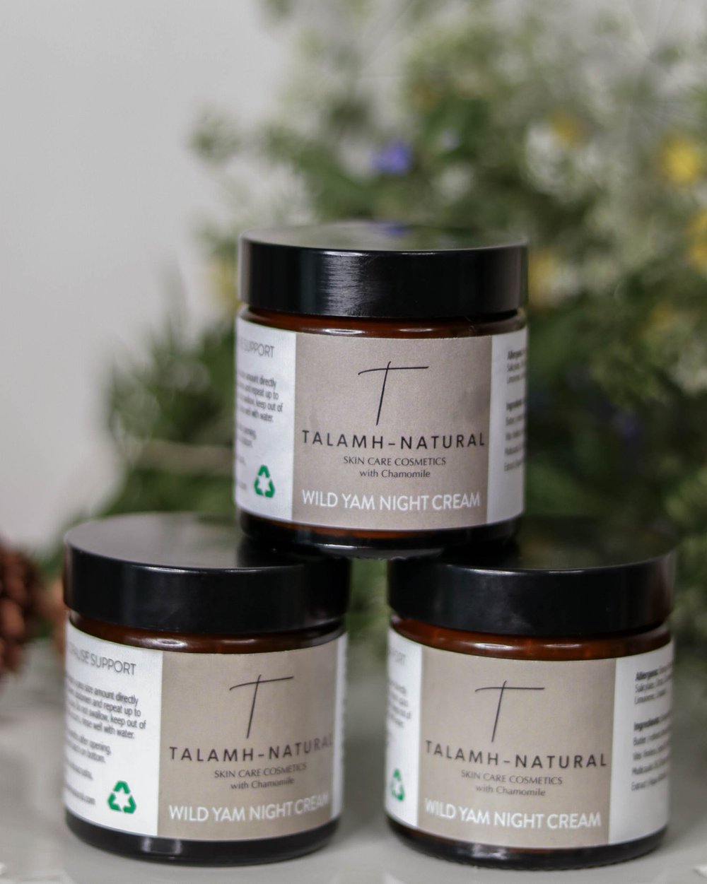 Talamh Natural Wild Yam Night Cream 60ml Front View