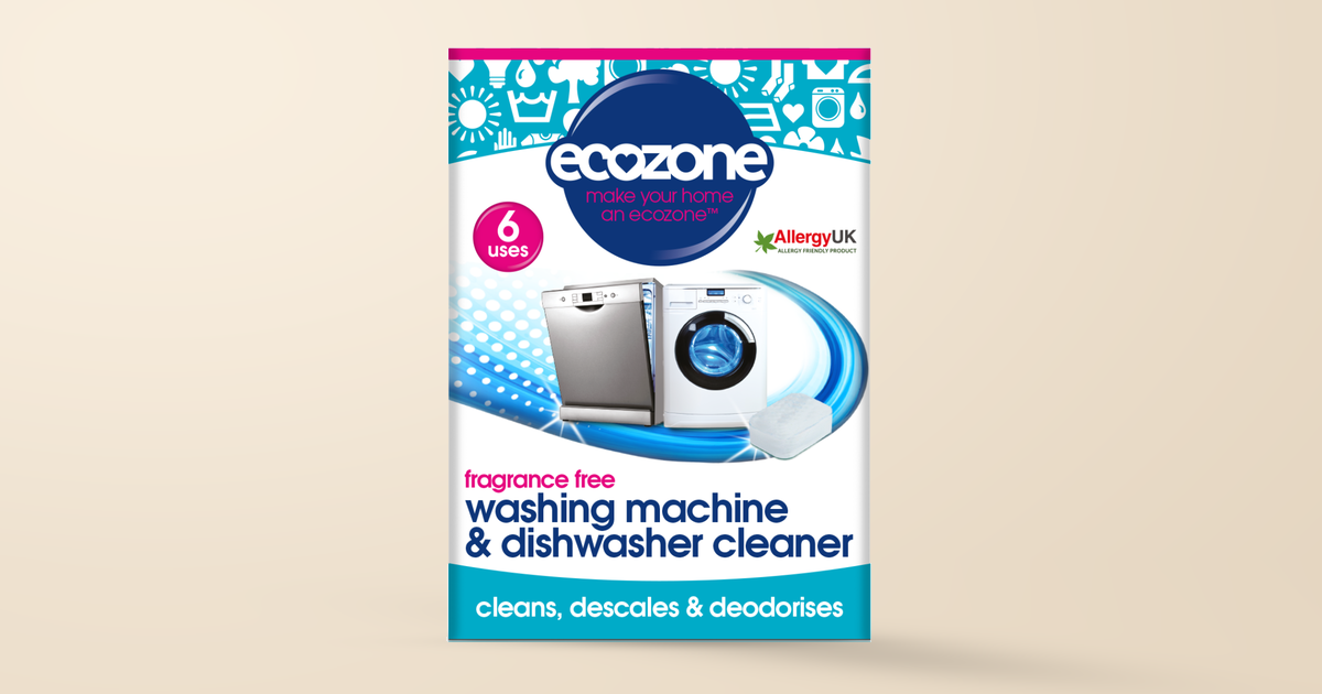 Ecozone Washing Machine & Dishwasher Cleaner – 6 × 20g
