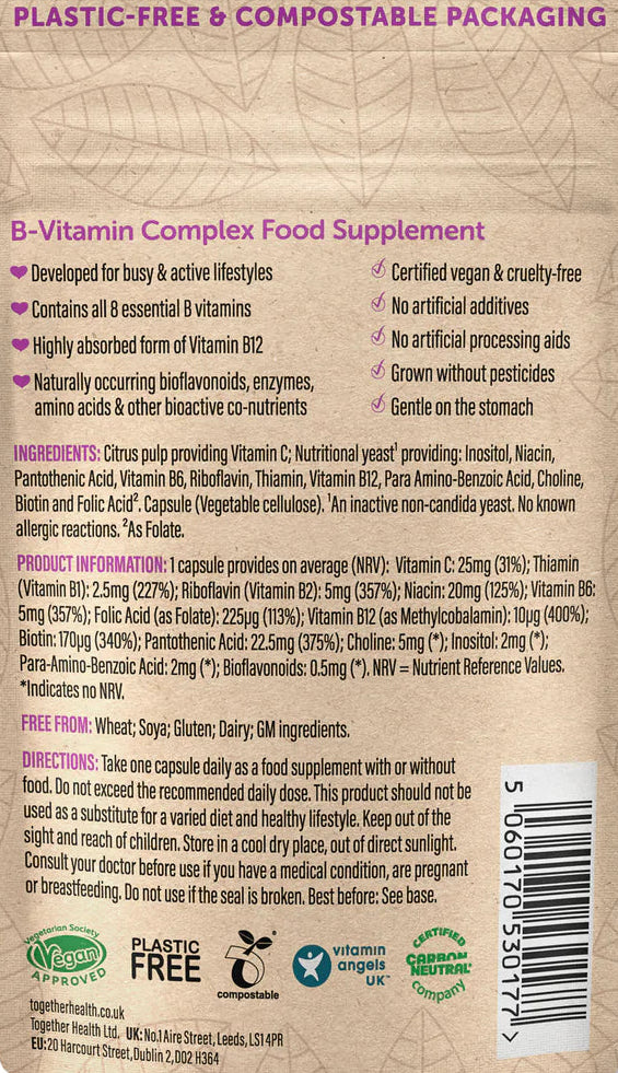 B- vitamin back info