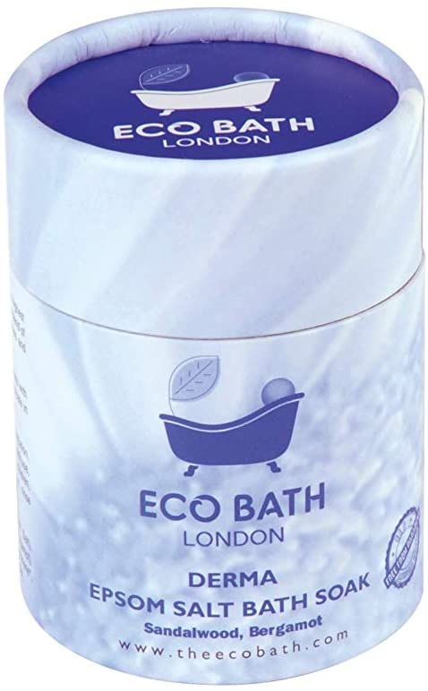 Eco Bath Co Epsom Salt Bath Soak - Eczema Relief in a 250g container, ideal for soothing sensitive skin.