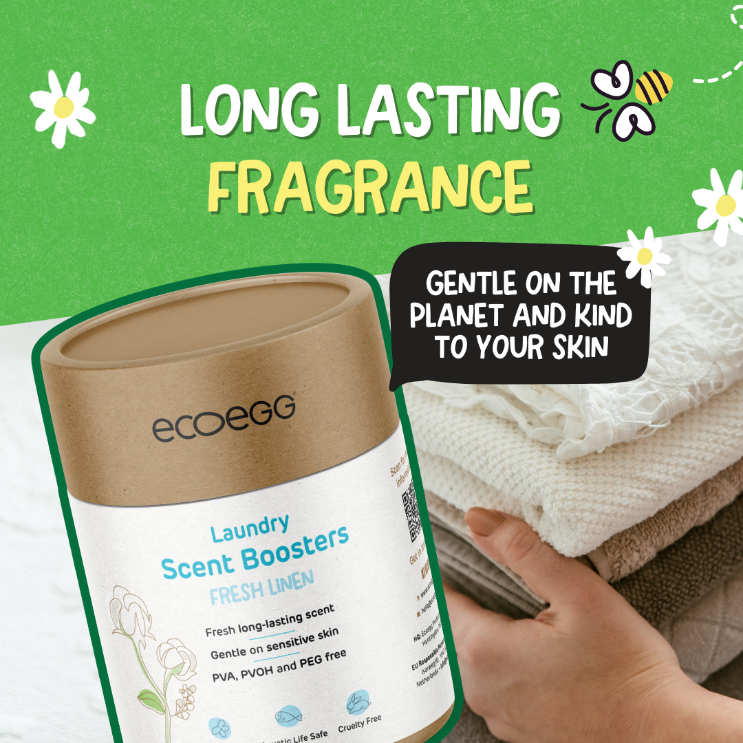 ecoegg Fresh Linen Scent Booster usage information