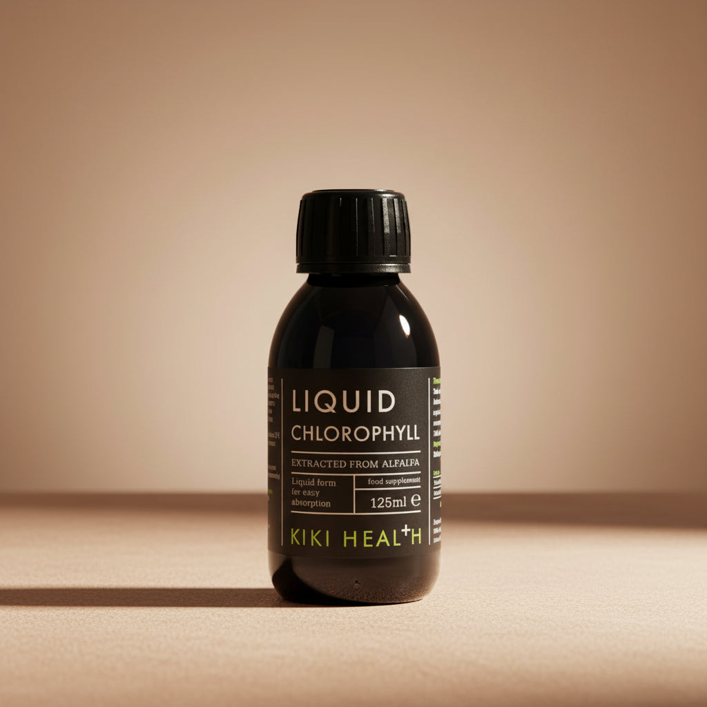 Alfalfa chlorophyll liquid supplement