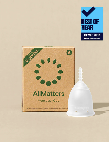 AllMatters OrganiCup Reusable Menstrual Cup – Size A – original pack