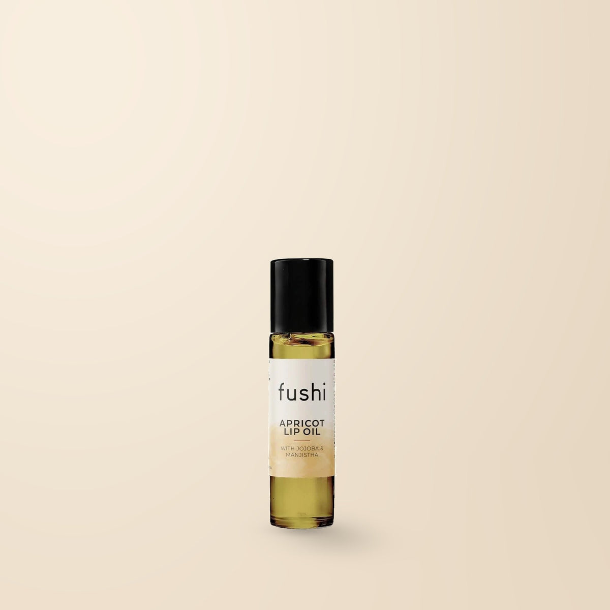 Fushi Apricot Lip Oil with Jojoba – Roll-On 10ml packaging