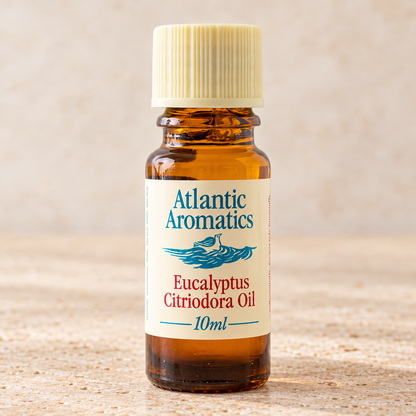 Atlantic Aromatics Eucalyptus Citriodora Essential Oil – 10ml front label detail