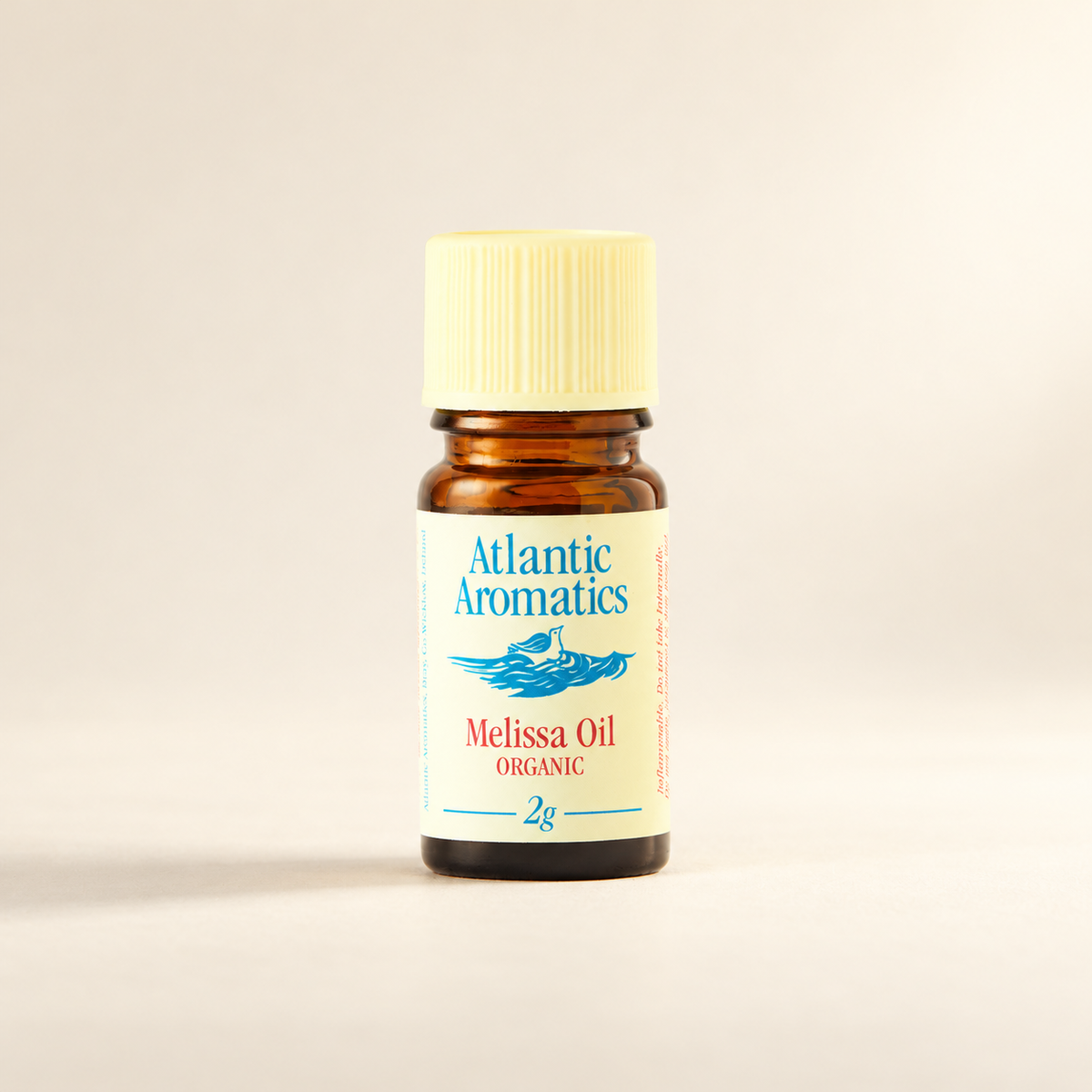 Atlantic Aromatics Organic Melissa Essential Oil 2g bottle