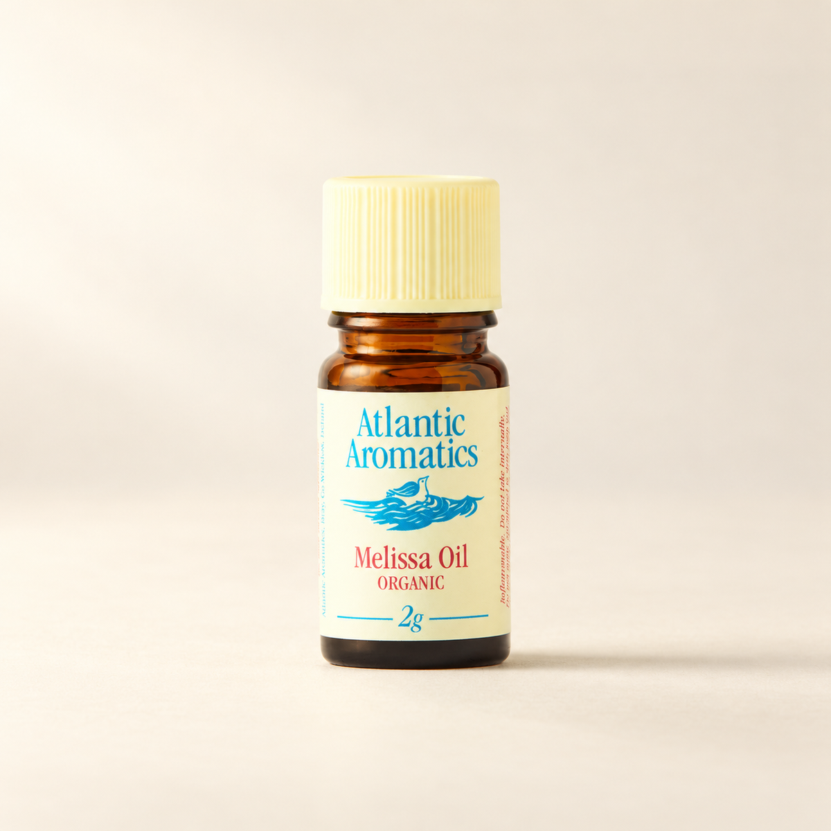 Atlantic Aromatics Organic Melissa Essential Oil 2g bottle