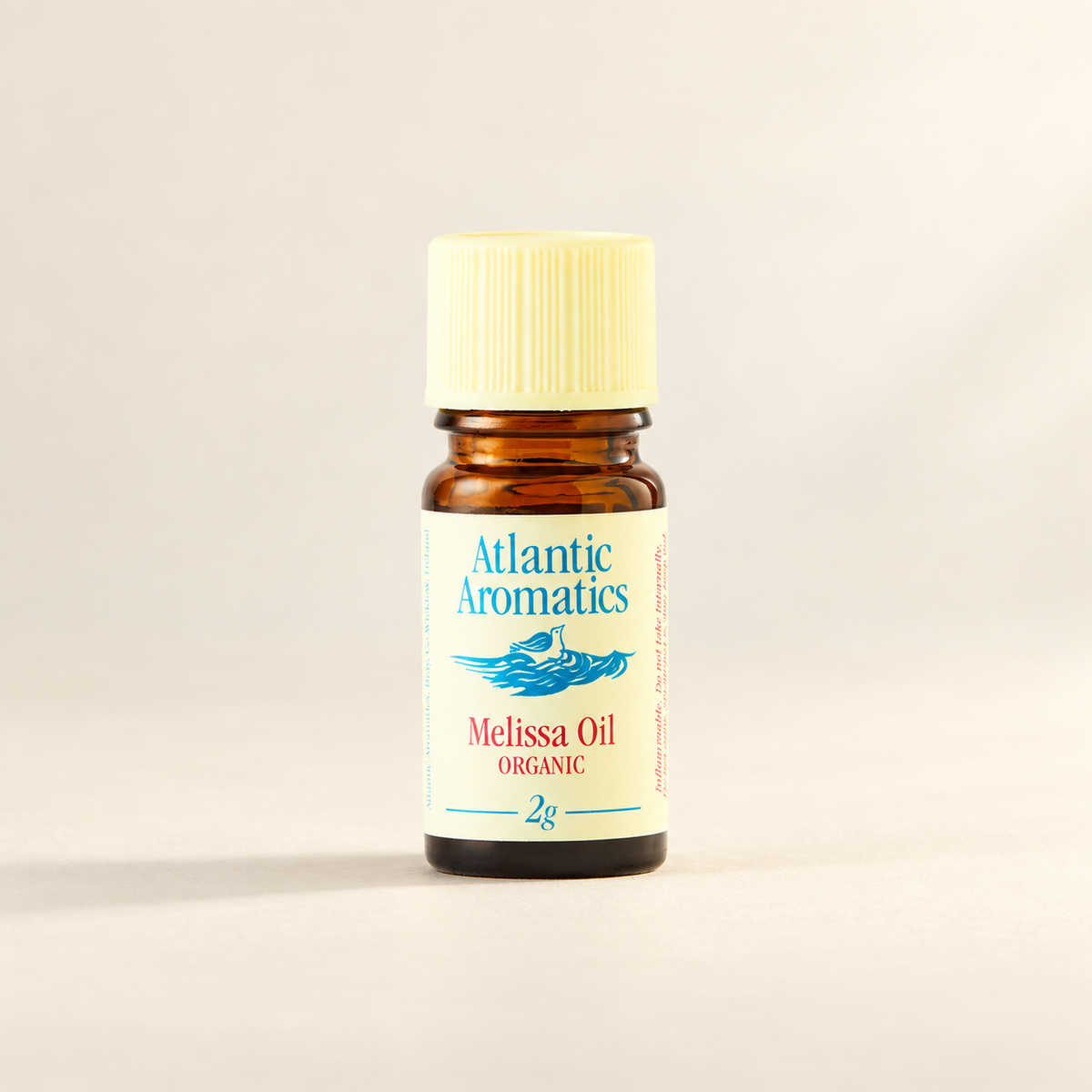 Atlantic Aromatics Organic Melissa Essential Oil 2g bottle