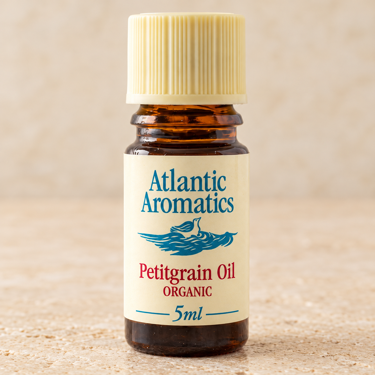 Atlantic Aromatics Organic Petitgrain Essential Oil – 5ml front label detail