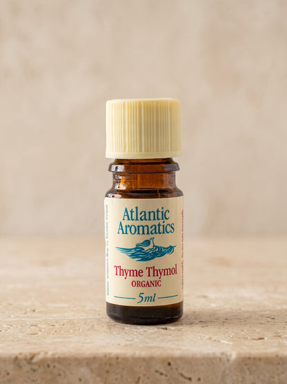 Atlantic Aromatics Organic Thyme Thymol Essential Oil – 5ml — bottle front