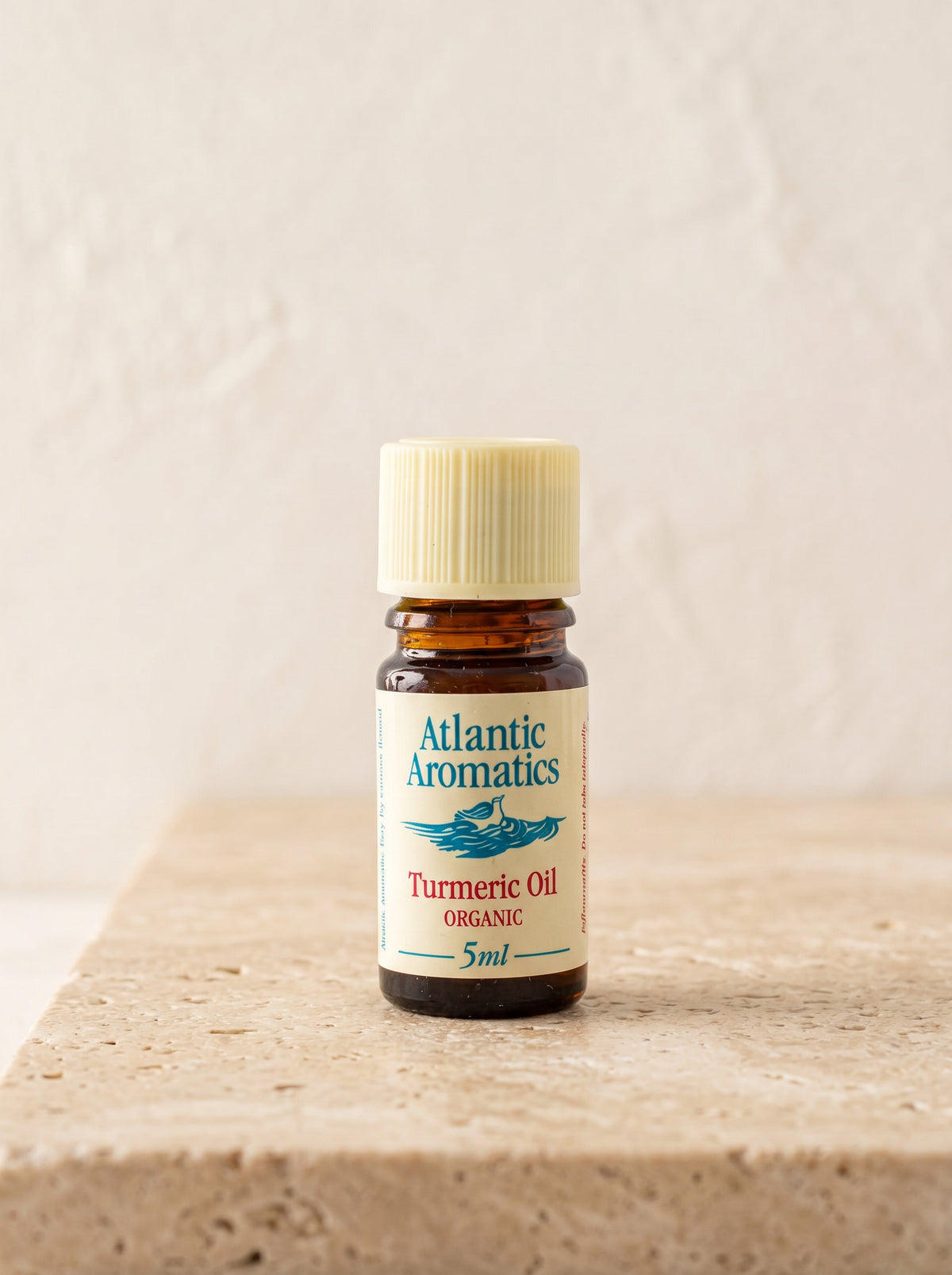 Atlantic Aromatics Organic Turmeric Essential Oil – 5ml — bottle front