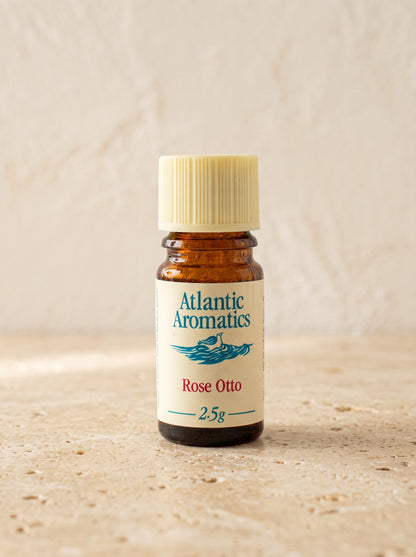Atlantic Aromatics Rose Otto Essential Oil – 2.5g — bottle front