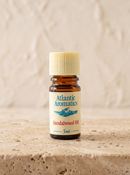 Atlantic Aromatics Sandalwood Essential Oil – 5ml — bottle front
