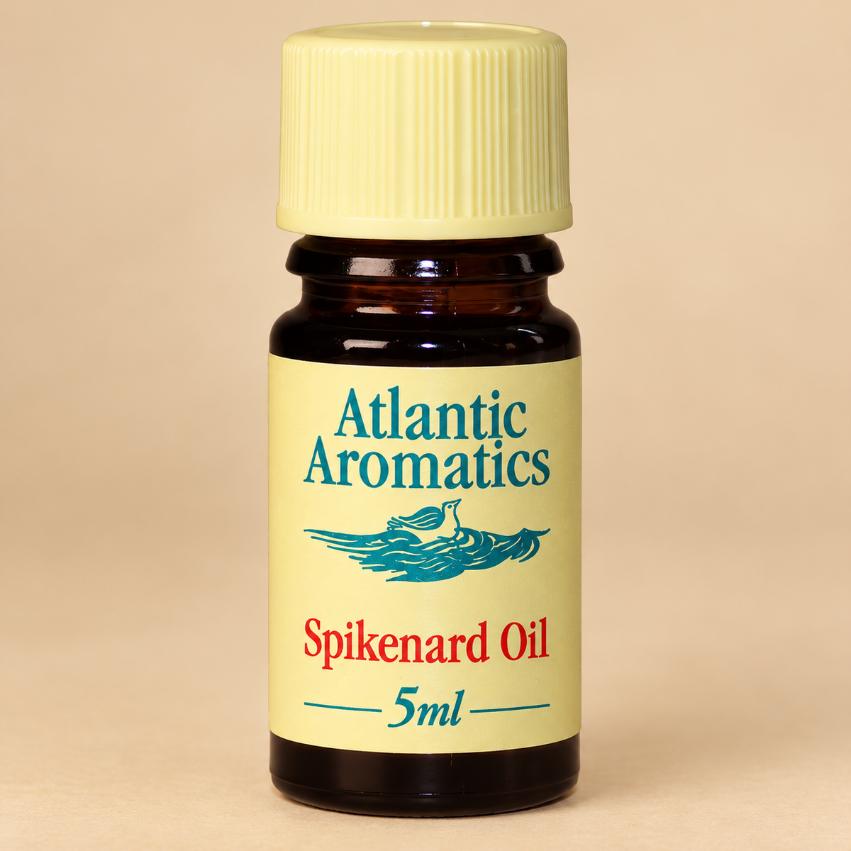 Atlantic Aromatics Spikenard Essential Oil – 5ml — front label detail