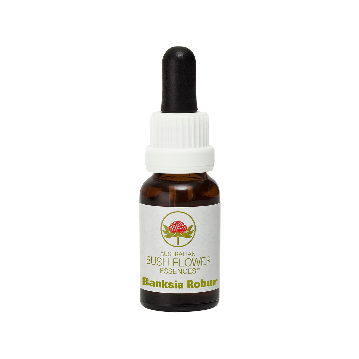 Australian Bush Flower banksia robur 15ml — original manufacturer bottle photograph