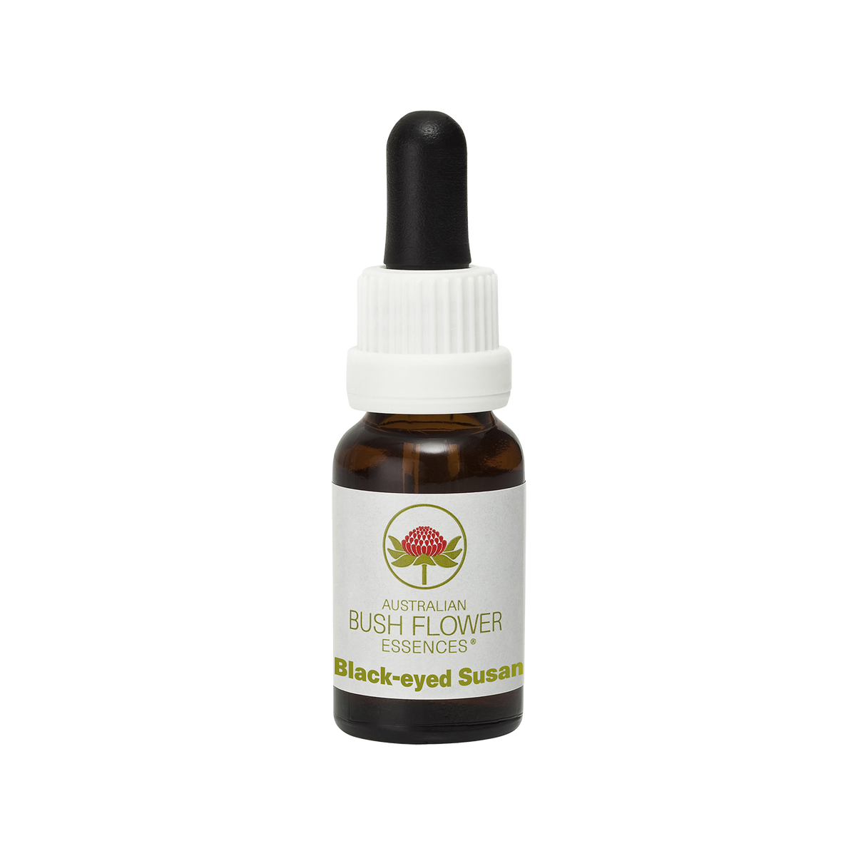 Australian Bush Flower black eyed susan 15ml — original manufacturer bottle photograph