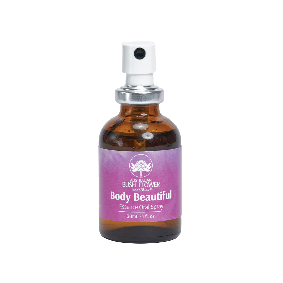 Australian Bush Flower body beautiful oral spray 30ml — original manufacturer packaging photograph
